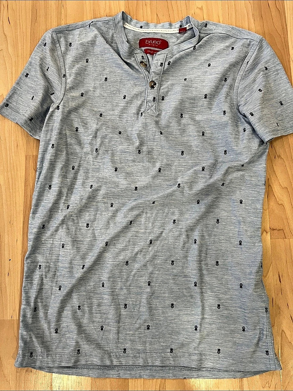 Bruno Men's Small Geometric Short Sleeve Tee Size Small